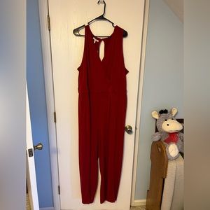 NWT Maurices Red Jumpsuit
